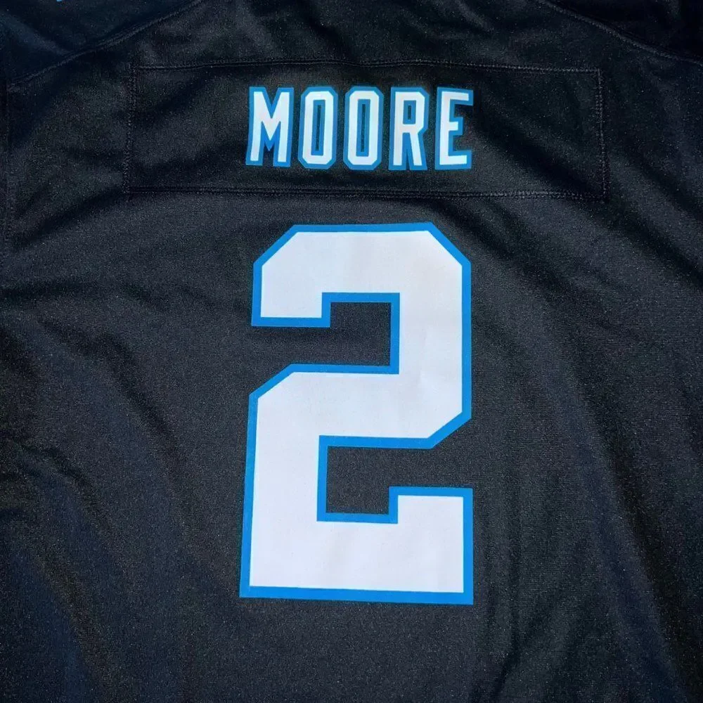 Nike On Field Carolina Panthers #2 DJ Moore Football Jersey Youth XL‎